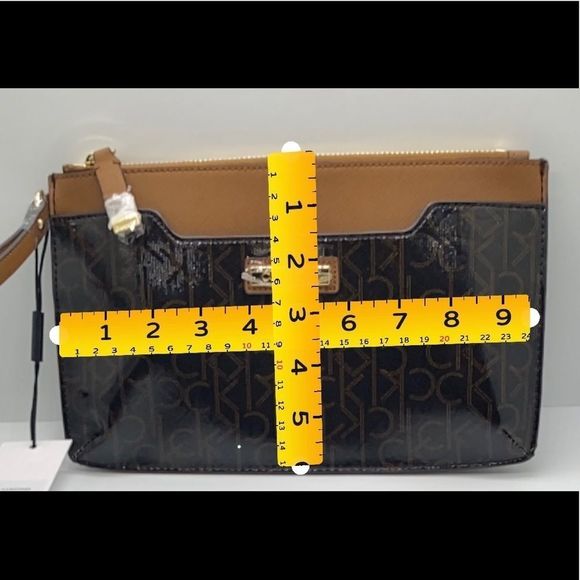 Calvin Klein Monogram Wristlet - Picture 7 of 8